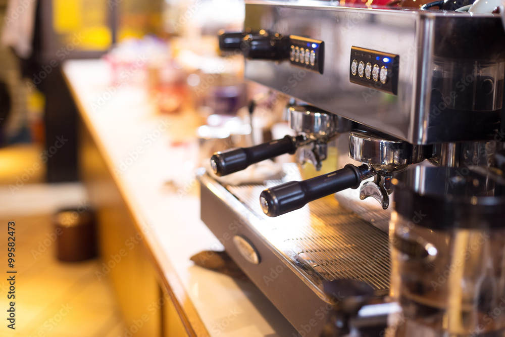 counter in modern cafe