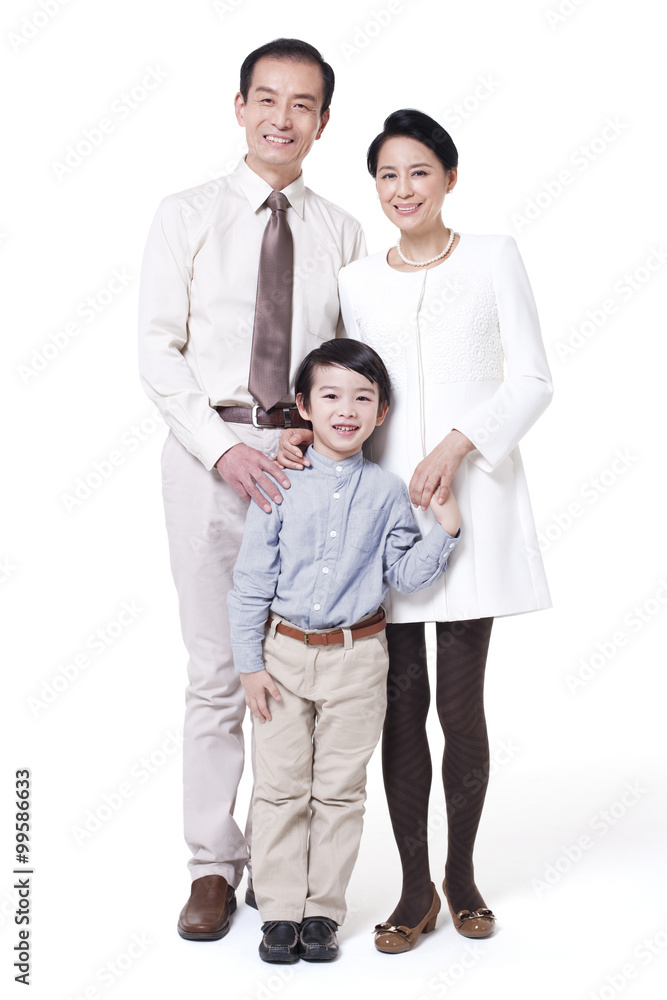 Portrait of happy family