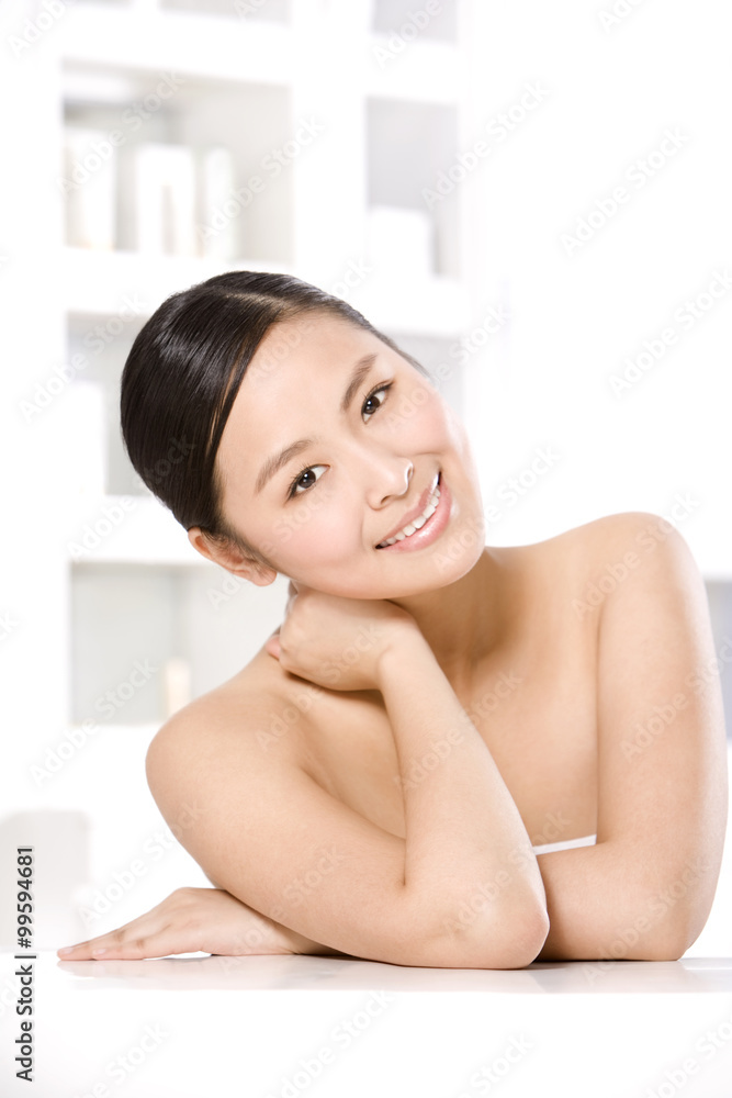 Beauty shot of a young woman