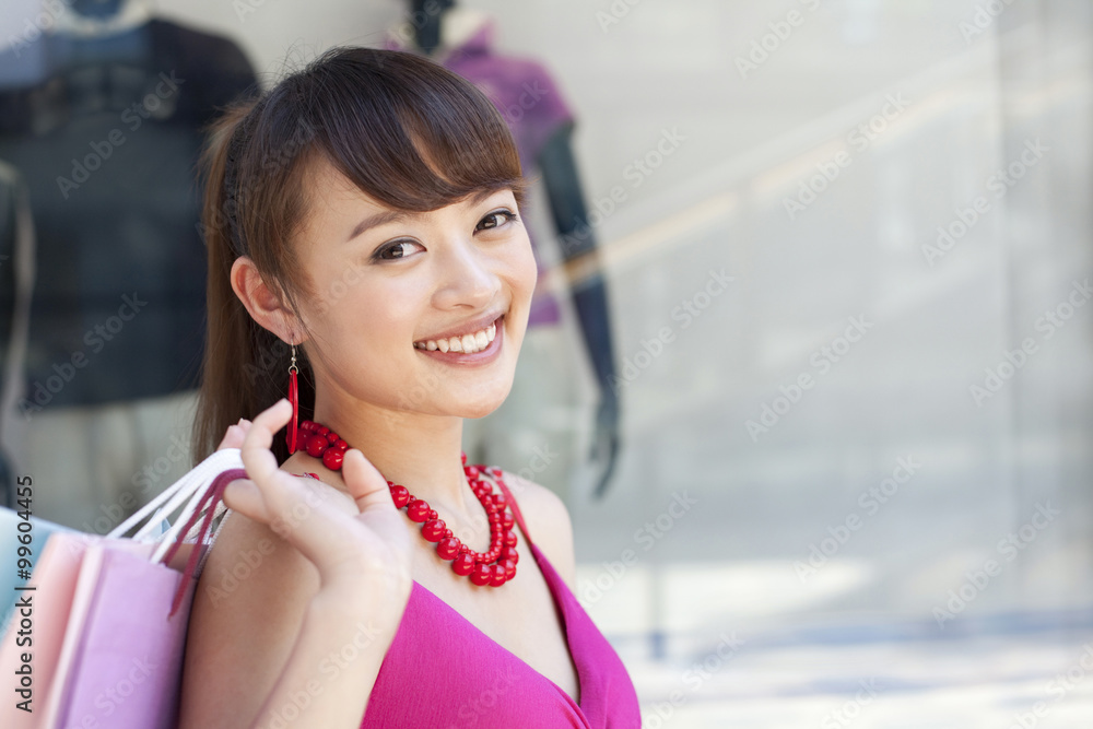 Young Woman Shopping