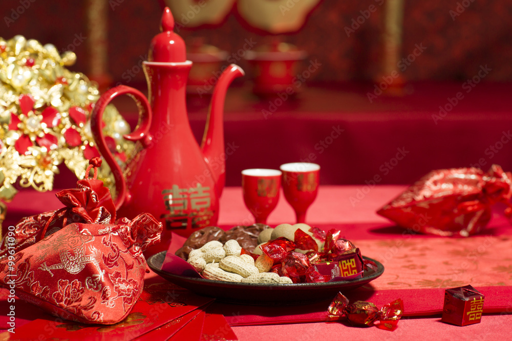 Traditional Chinese wedding elements