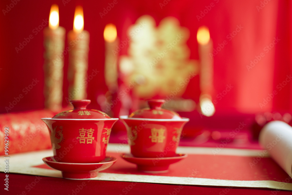 Traditional Chinese wedding elements