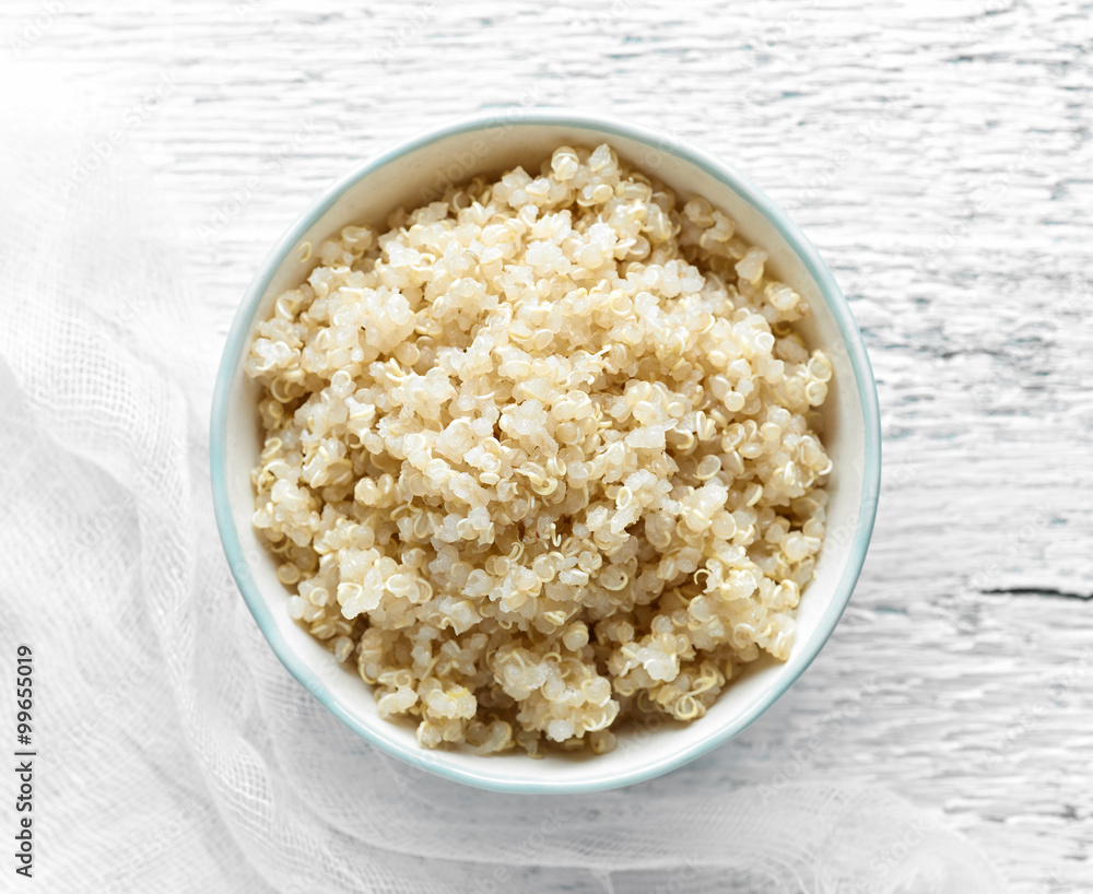 Bowl of boiled Quinoa