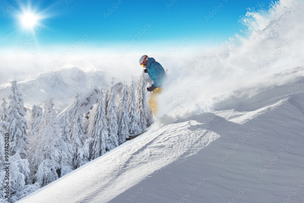 高山滑雪