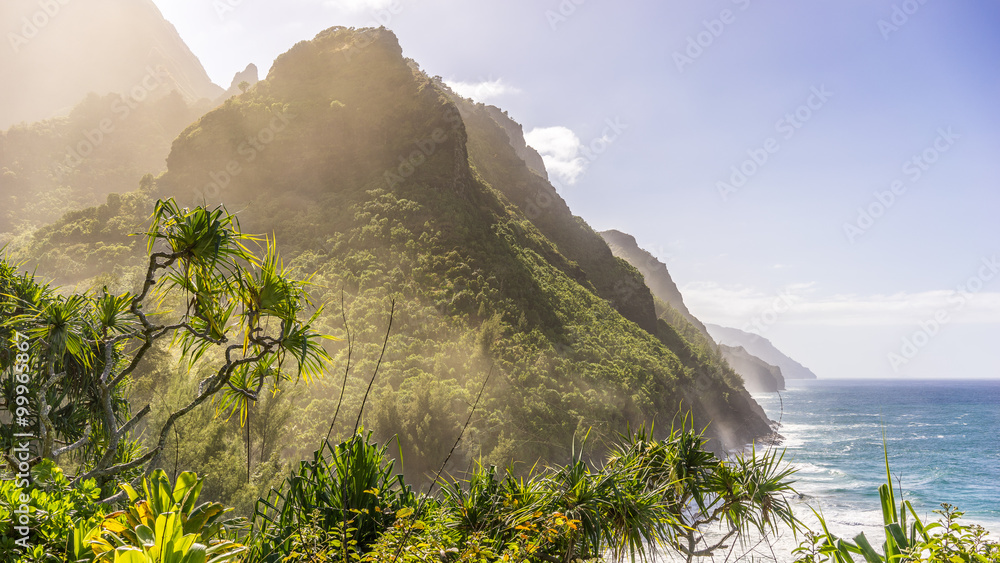 夏威夷考艾岛纳帕利海岸