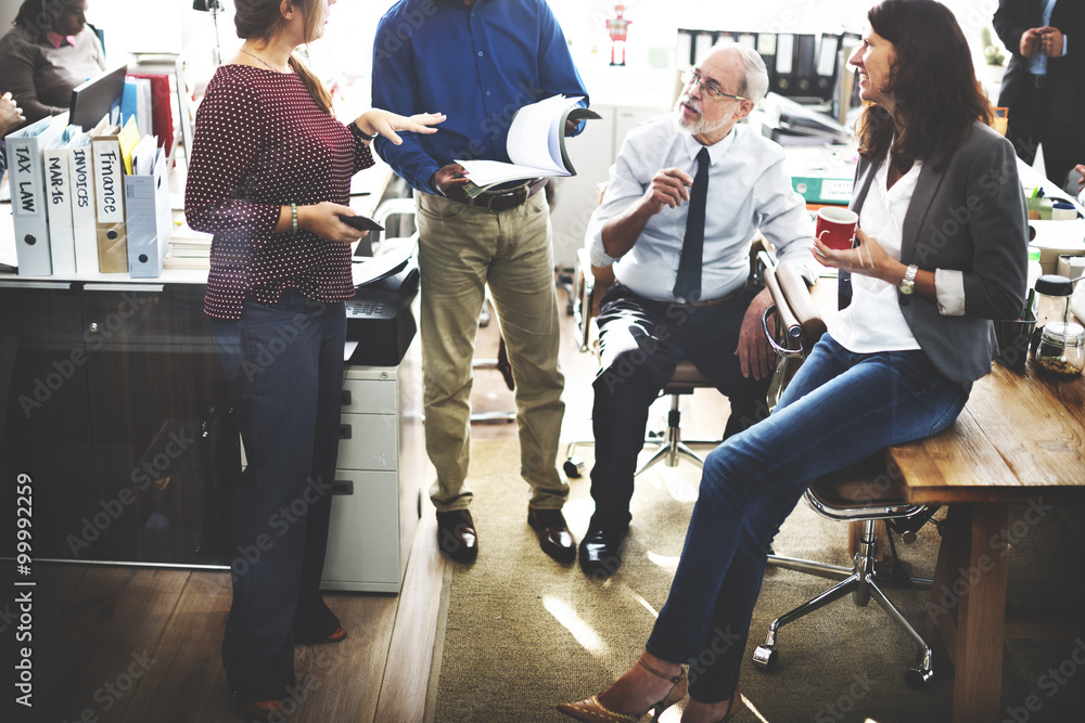 Business Team Working Office Worker Concept