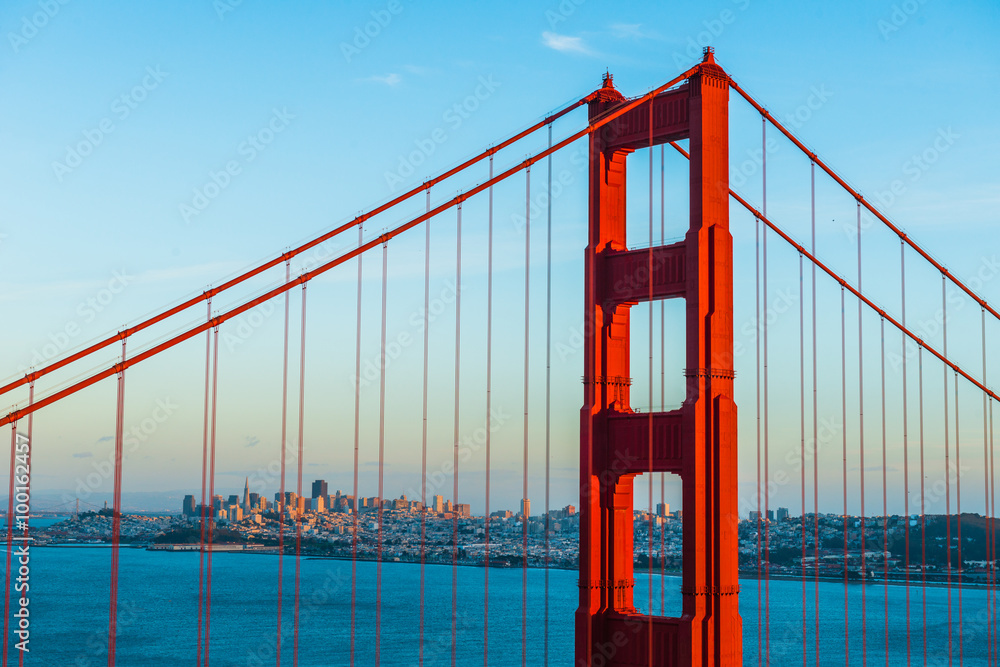 Sunset at Golden Gate Bridge, San Francisco