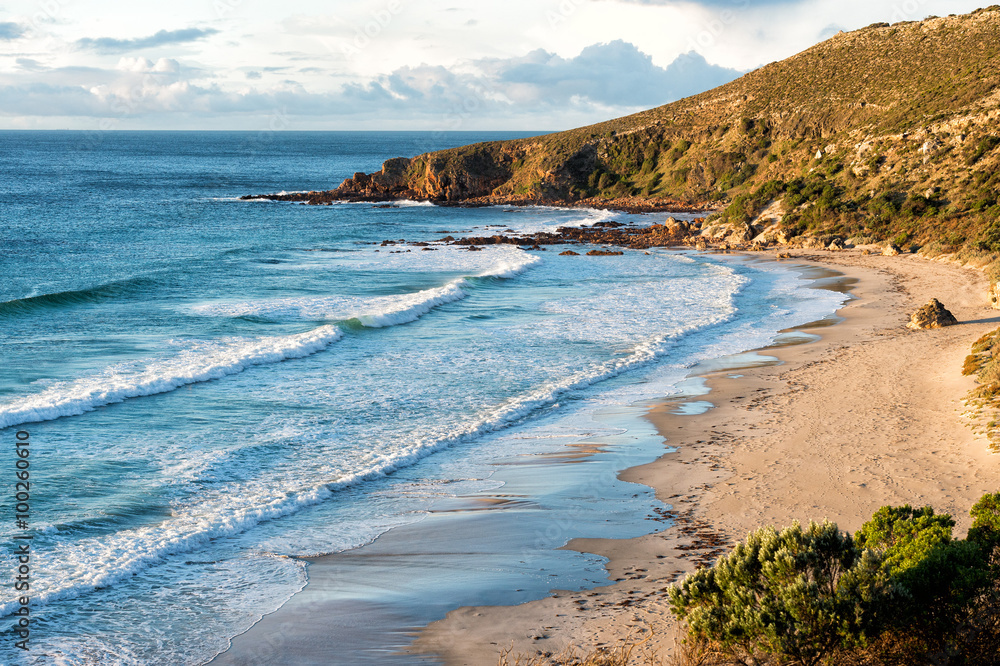 kangaroo island landcape at sunset