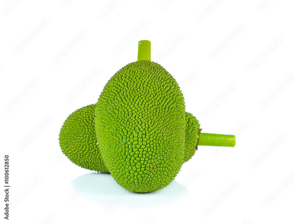 Jackfruit isolated on white background