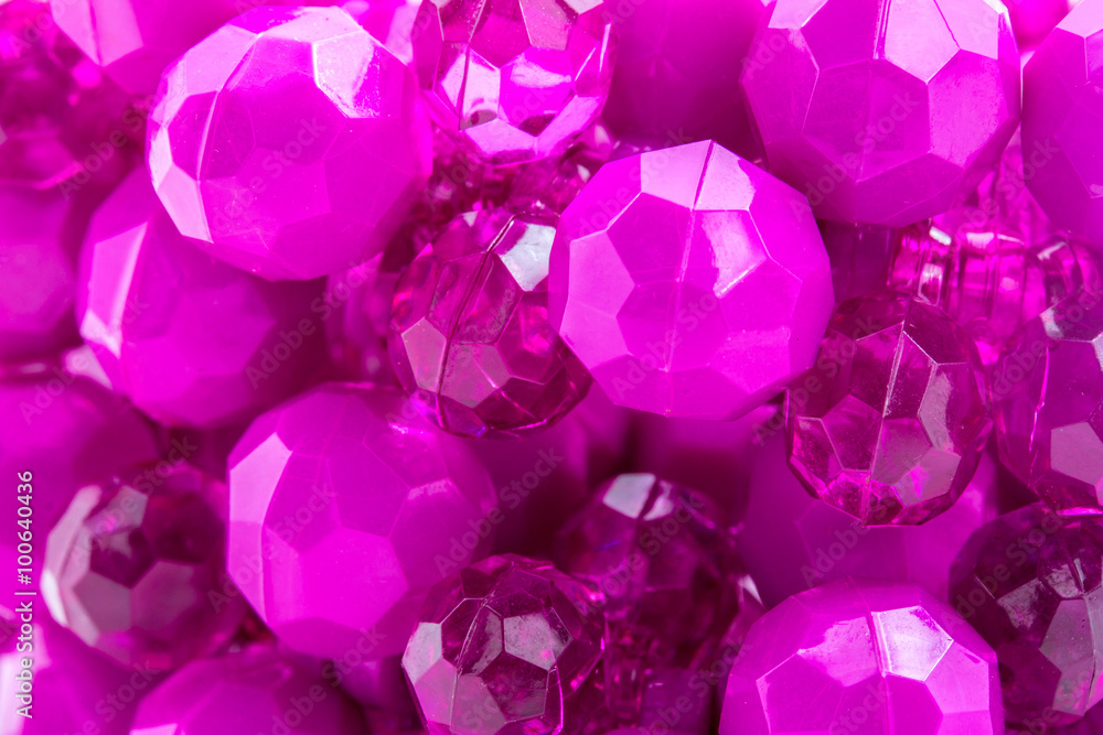 purple plastic bead background