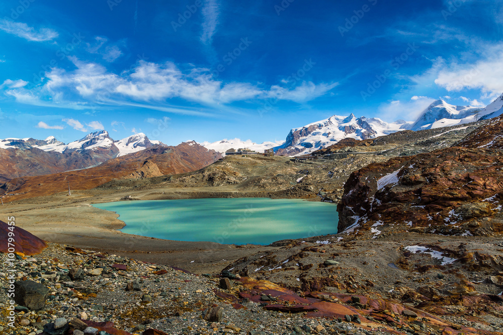 Alps mountain landscape in Swiss