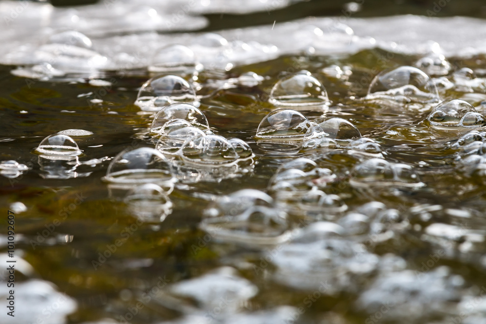 water with bubbles