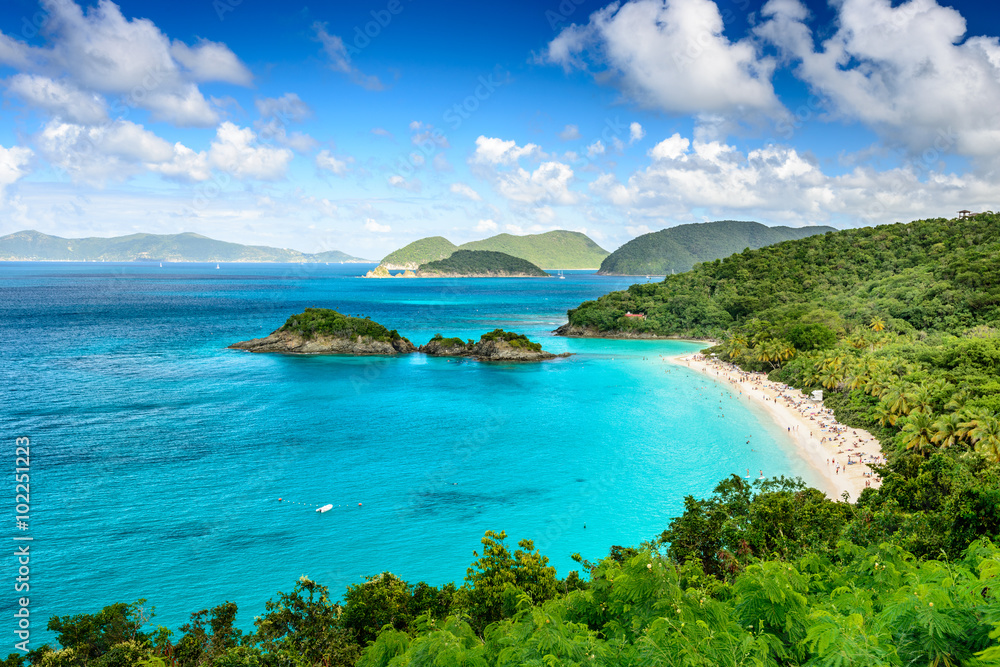 St. John USVI at Trunk Bay