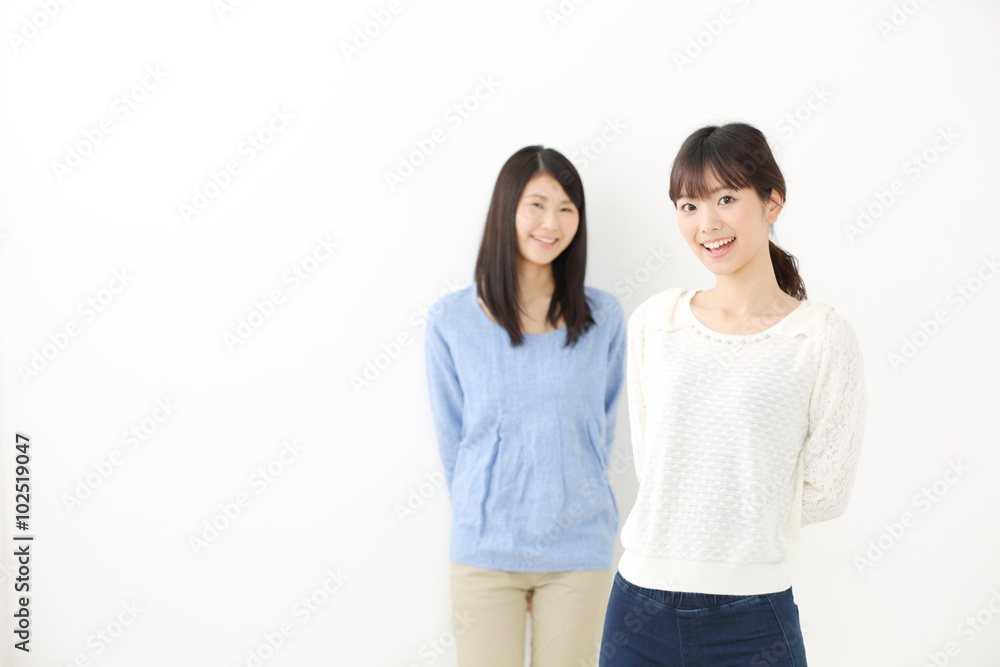 若い女性・二人