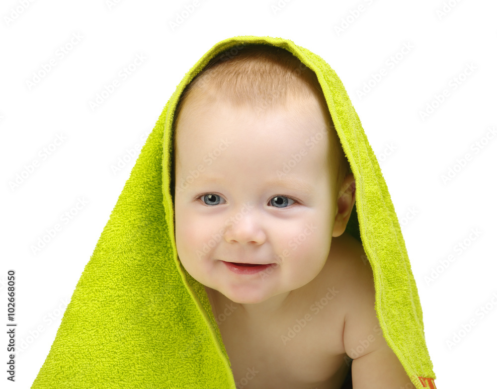 baby in towel