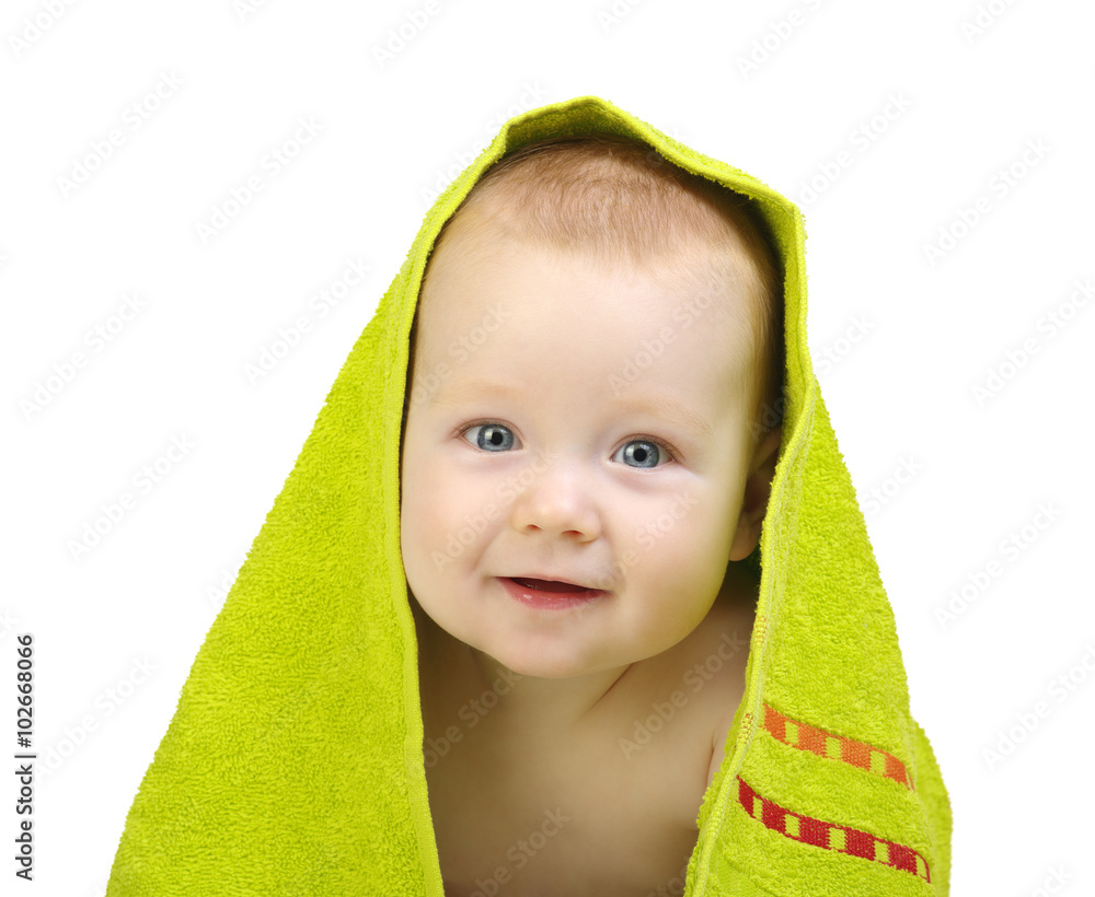 baby in towel