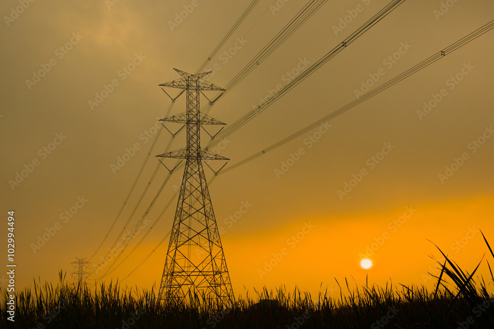  high voltage electric pole