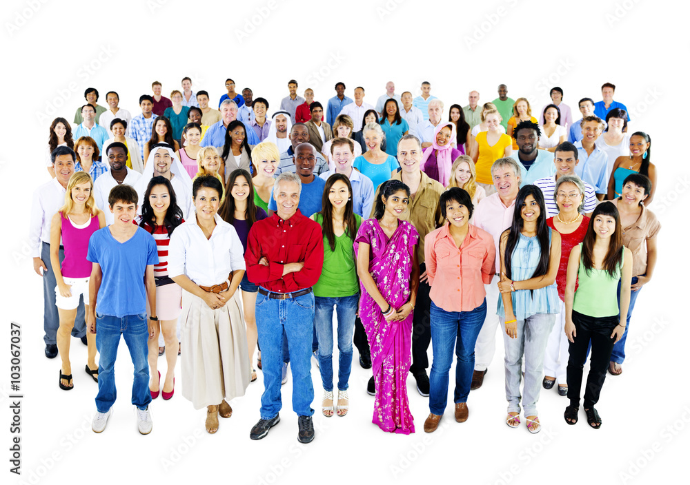 Diversity Large Group of People Multiethnic Concept