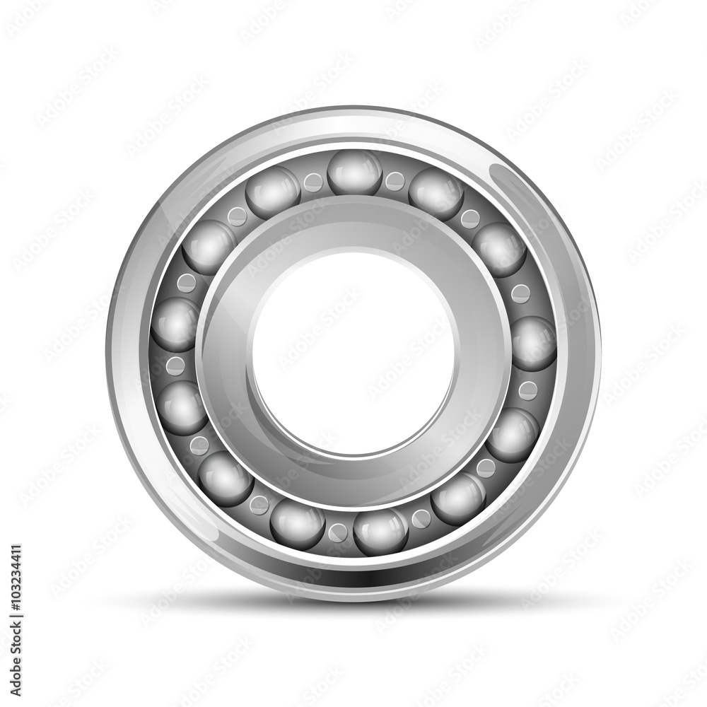 Bearings abstract vector illustration isolated