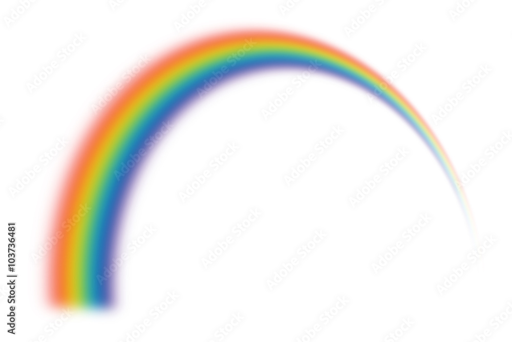 illustration of rainbow