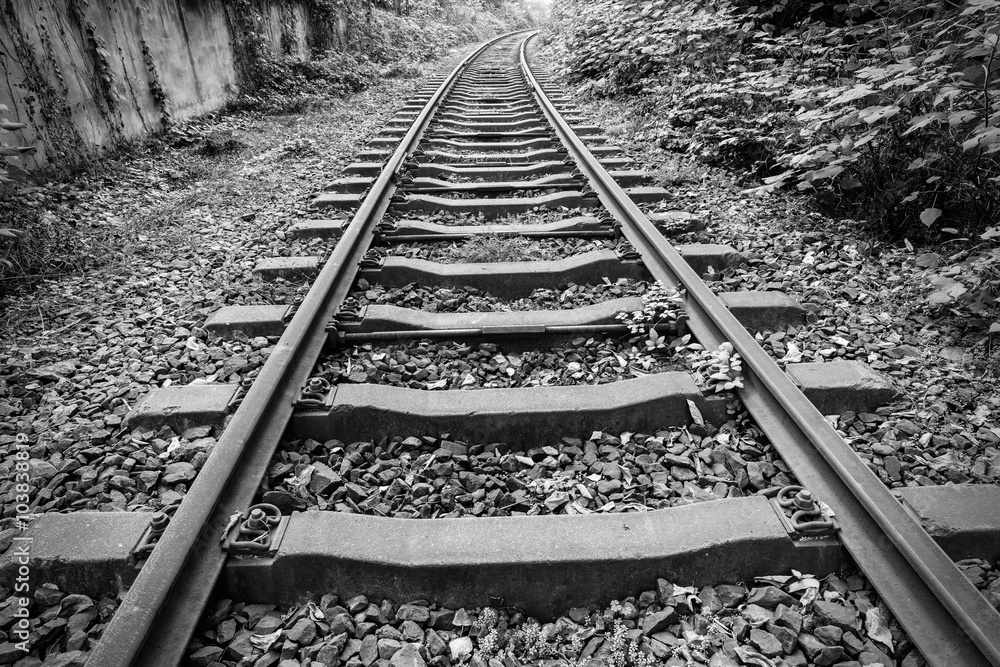 Industrial railway track