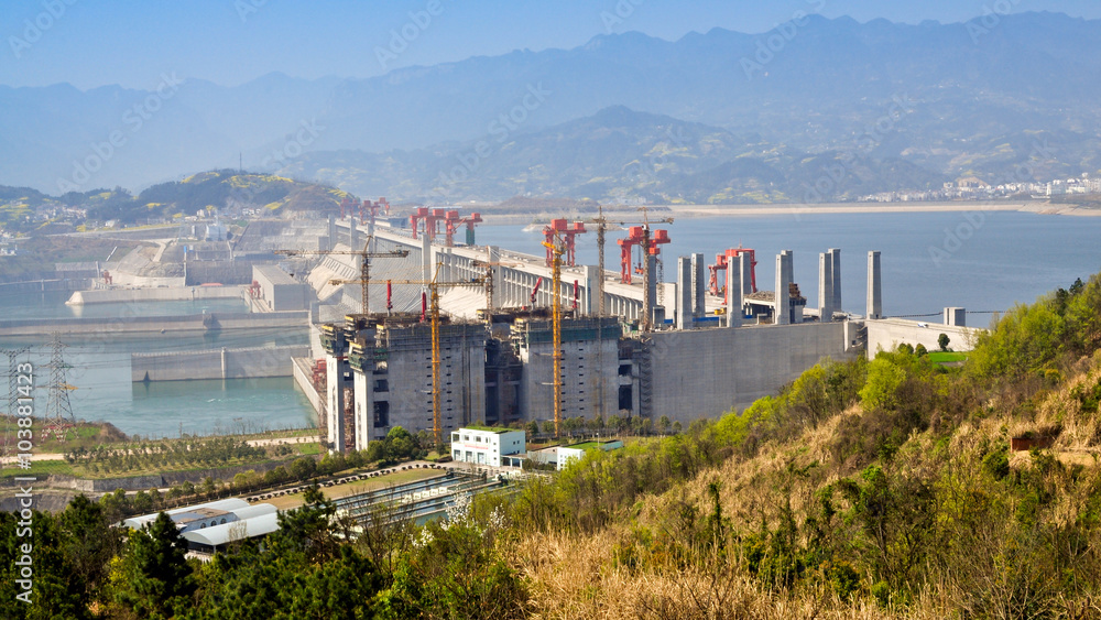 中国宜昌三斗坪三峡大坝