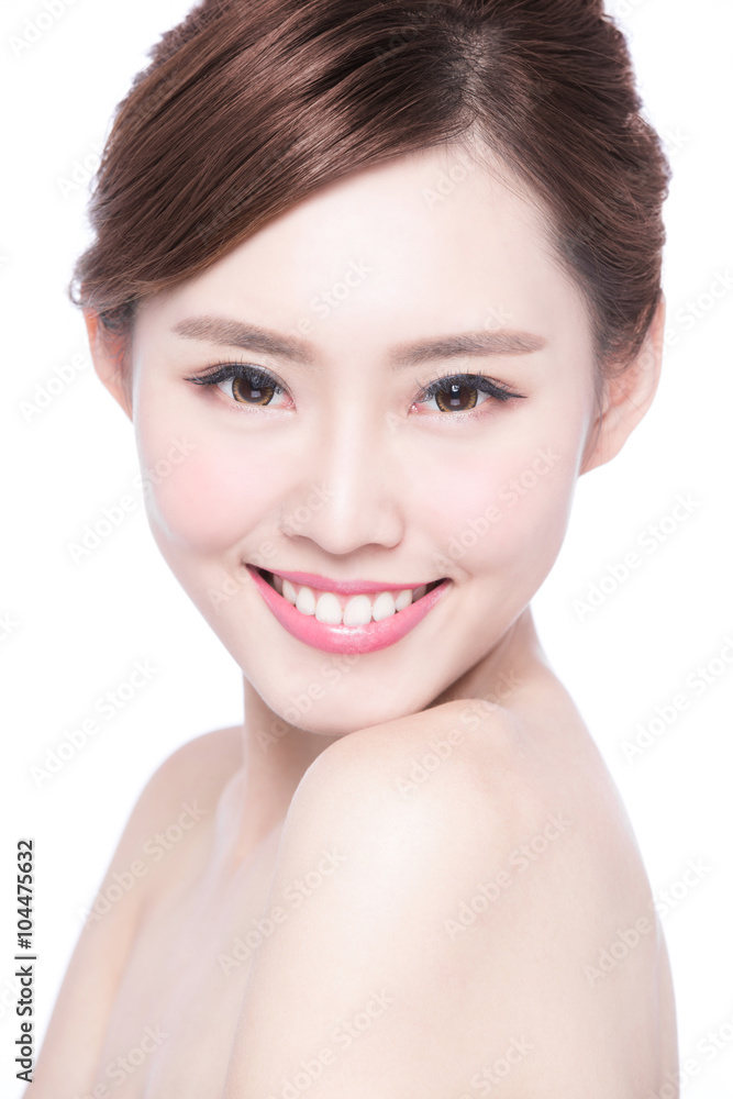 beautiful Skin care woman Face