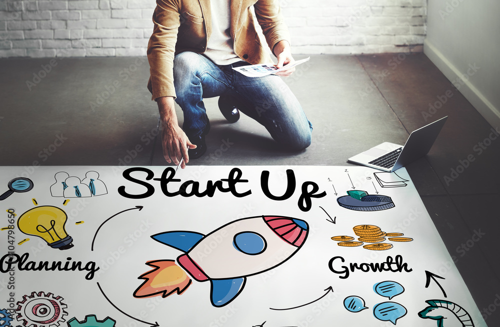 Start up Planning Growth Development Launch Concept