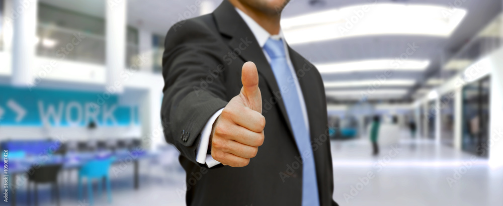 Businessman Thumbs up