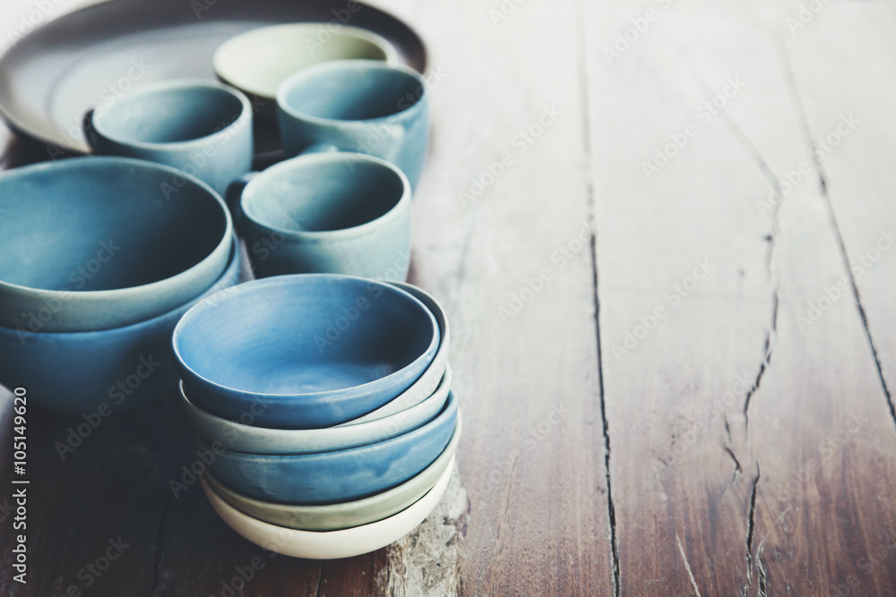 Handmade ceramic dishes