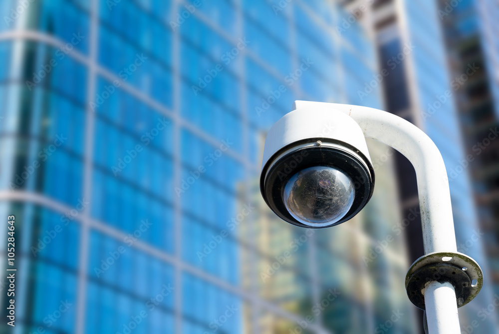 Security, CCTV camera in the office building