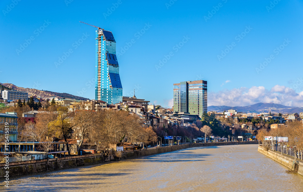 Tbilisi with the Kura River - Georgia