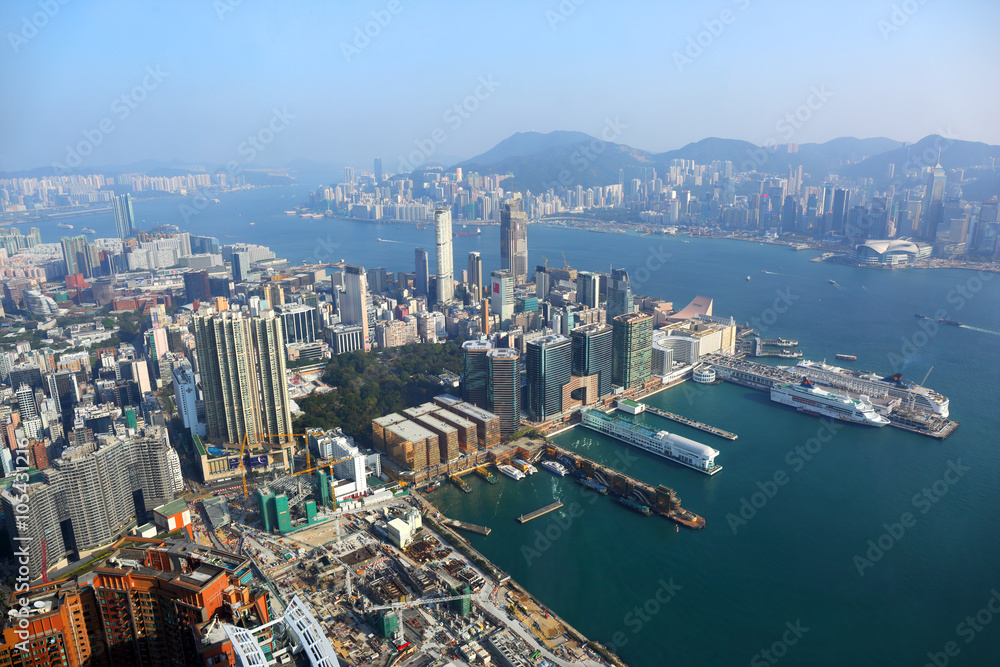 Hong Kong aerial view