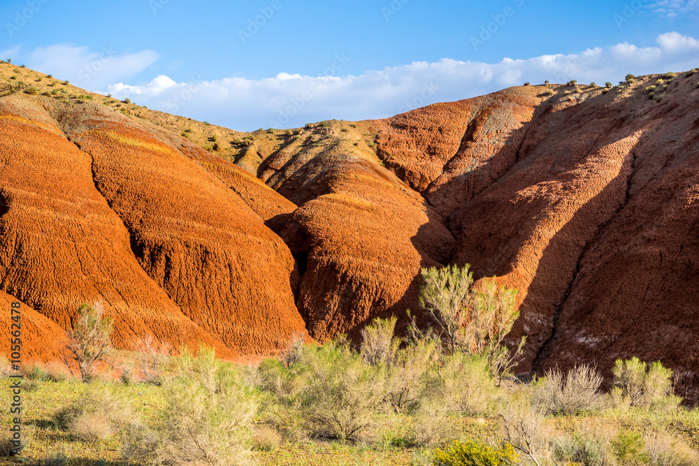 Sandy mountain landscape