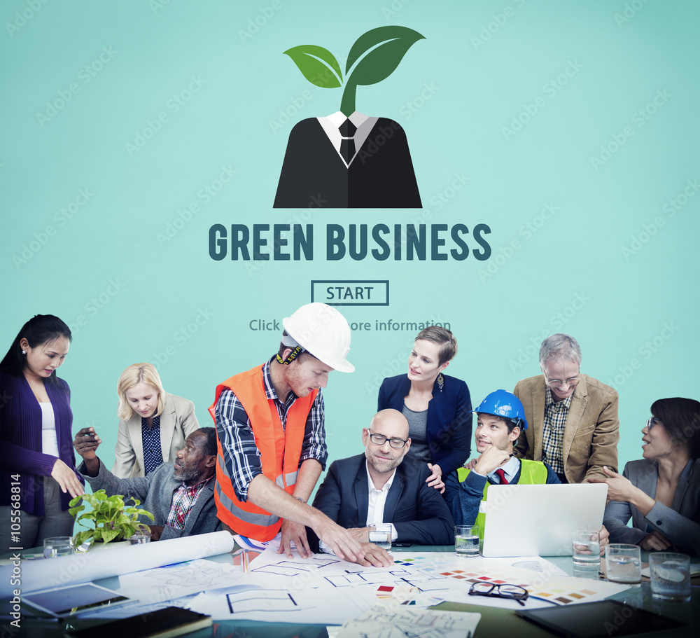 Green Business Ecology Environment Concept