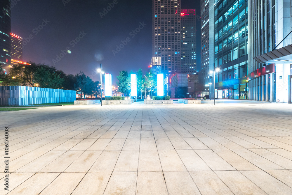 北京现代建筑正面空层