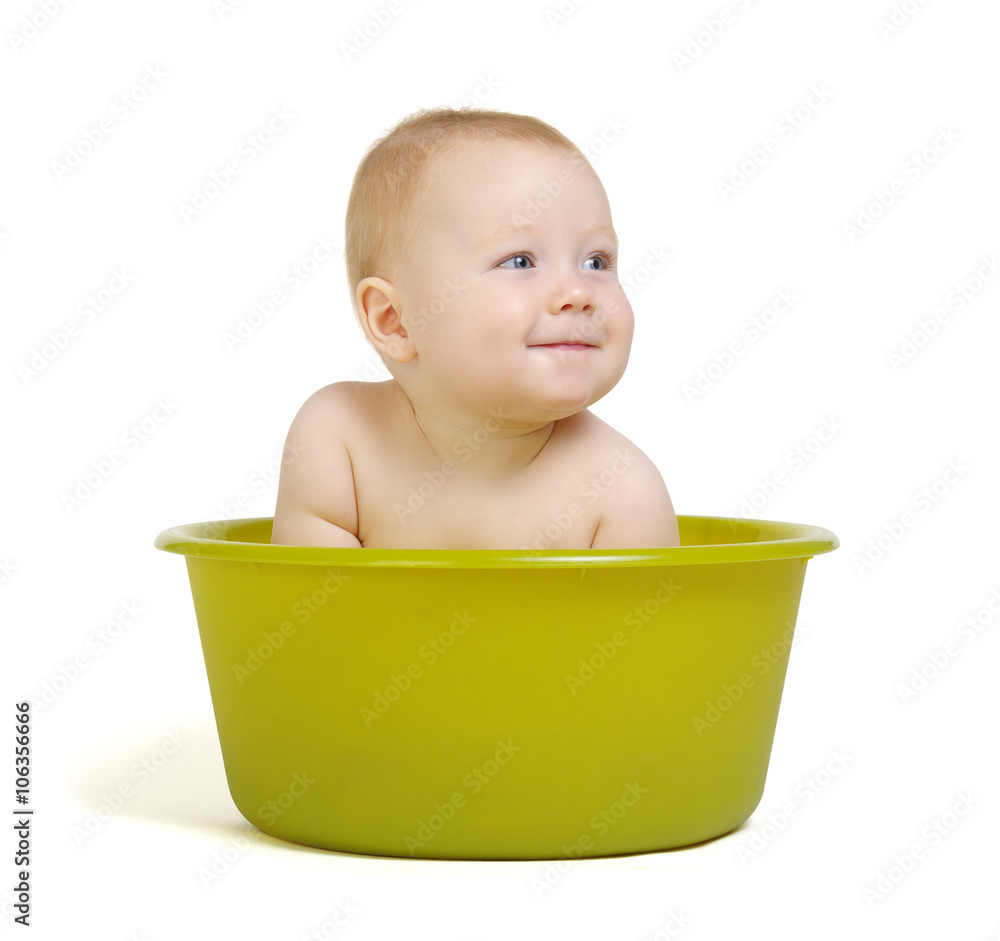  baby in the bath