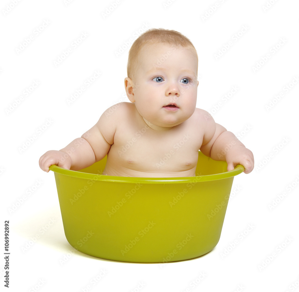  baby in the bath