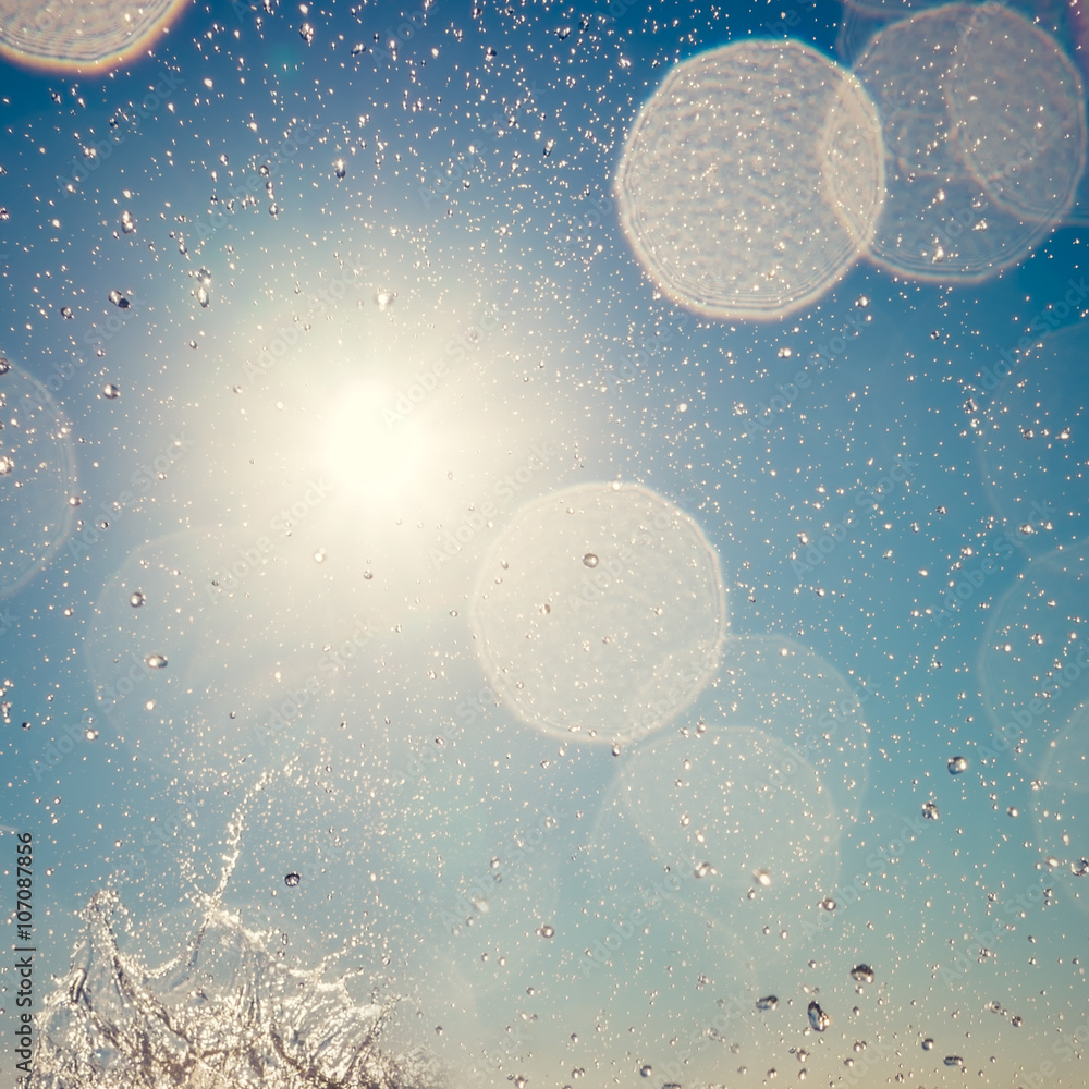 夏日天空bokeh