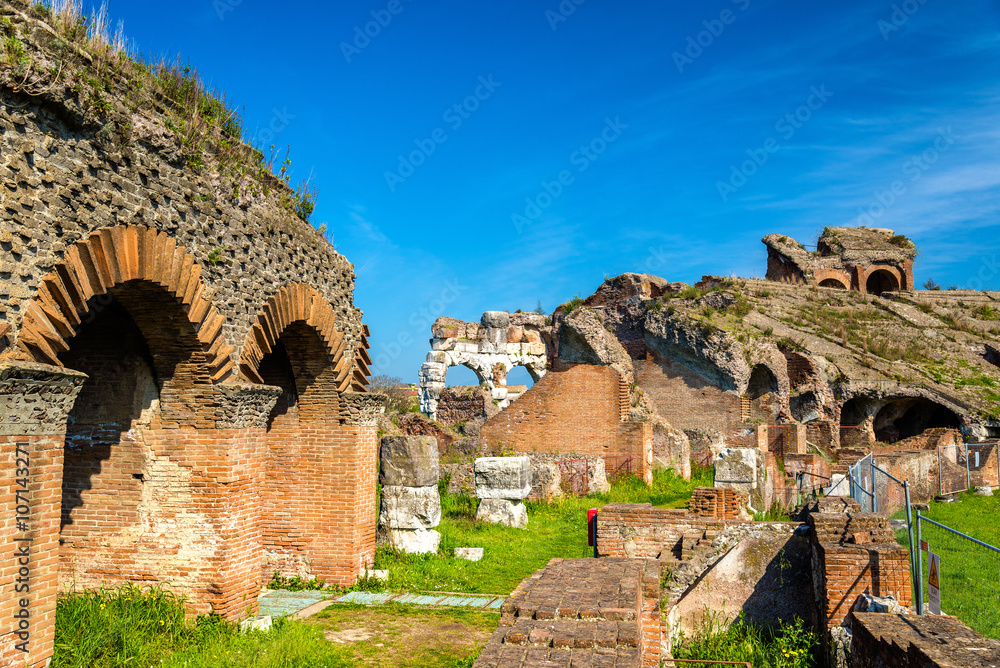 The Amphitheater of Capua, the second biggest roman amphitheater