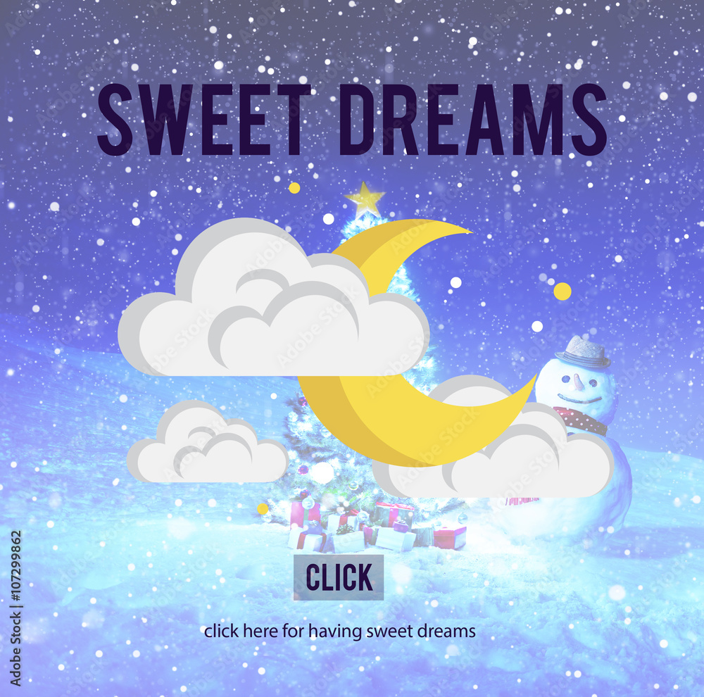 Sweet Dreams Relaxation Happy Positive Concept