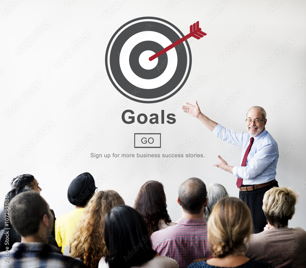 Goals Aspiration Dreams Believe Aim Target Concept