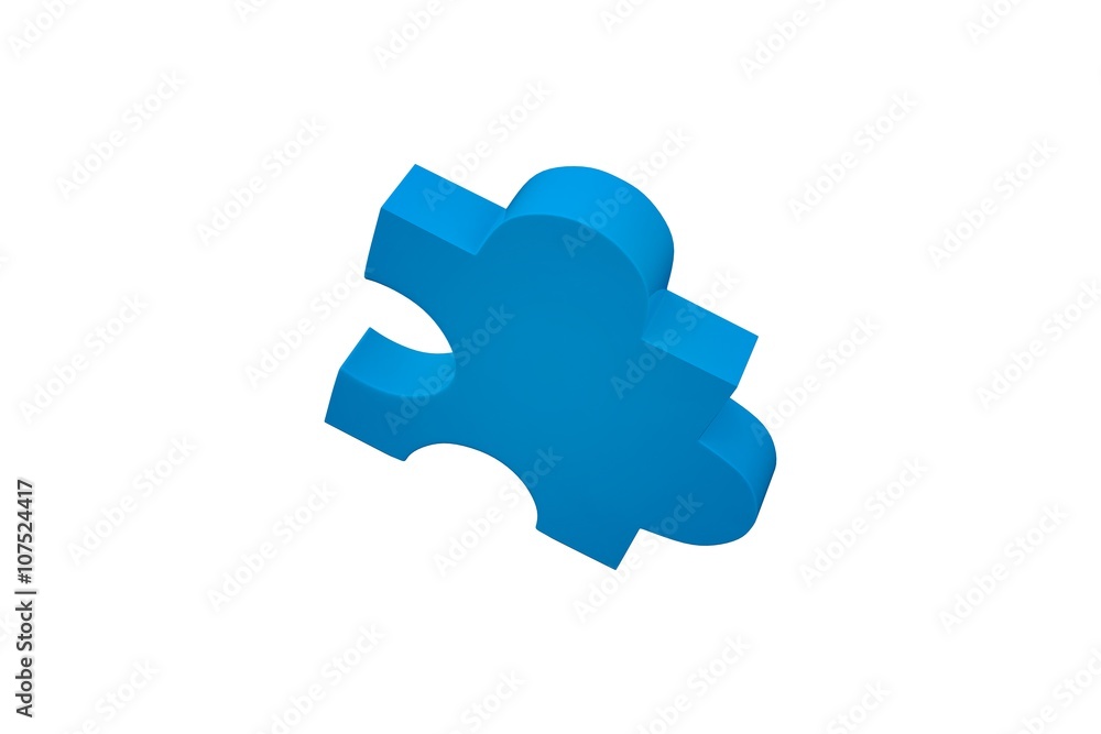 Blue jigsaw