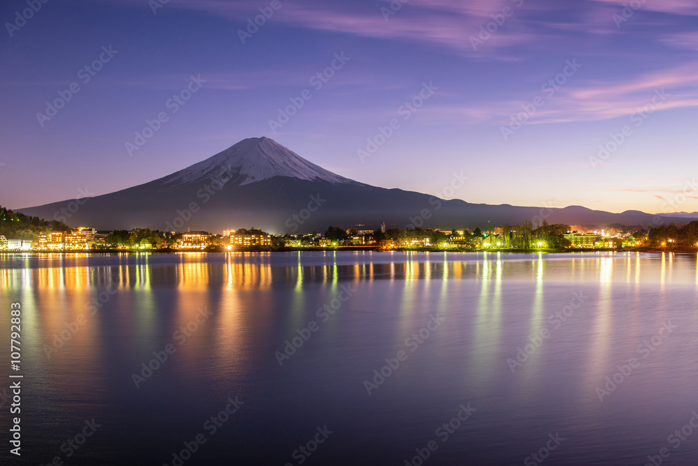 富士山的美丽风景