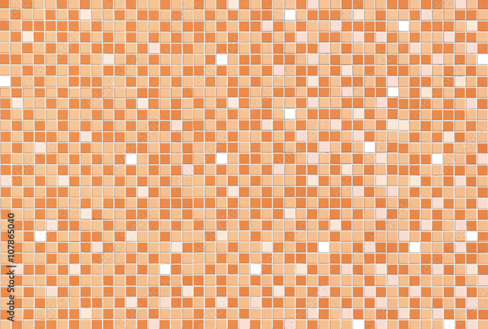 Pattern and Texture of Mosiac tile wall