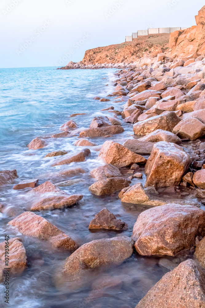 海洋岩石海岸