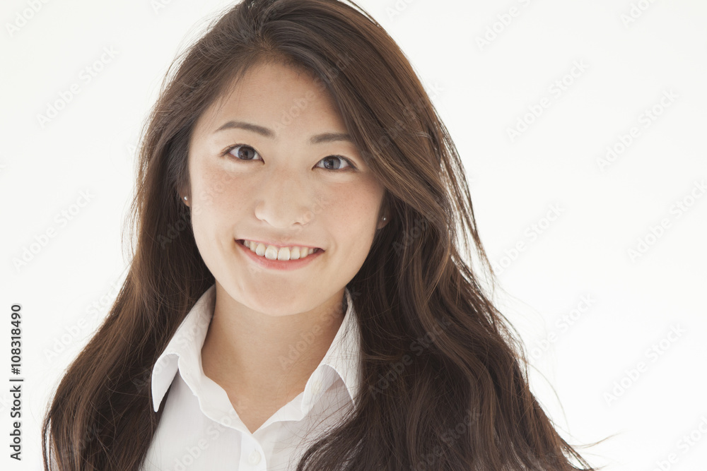 Portrait of smiling woman