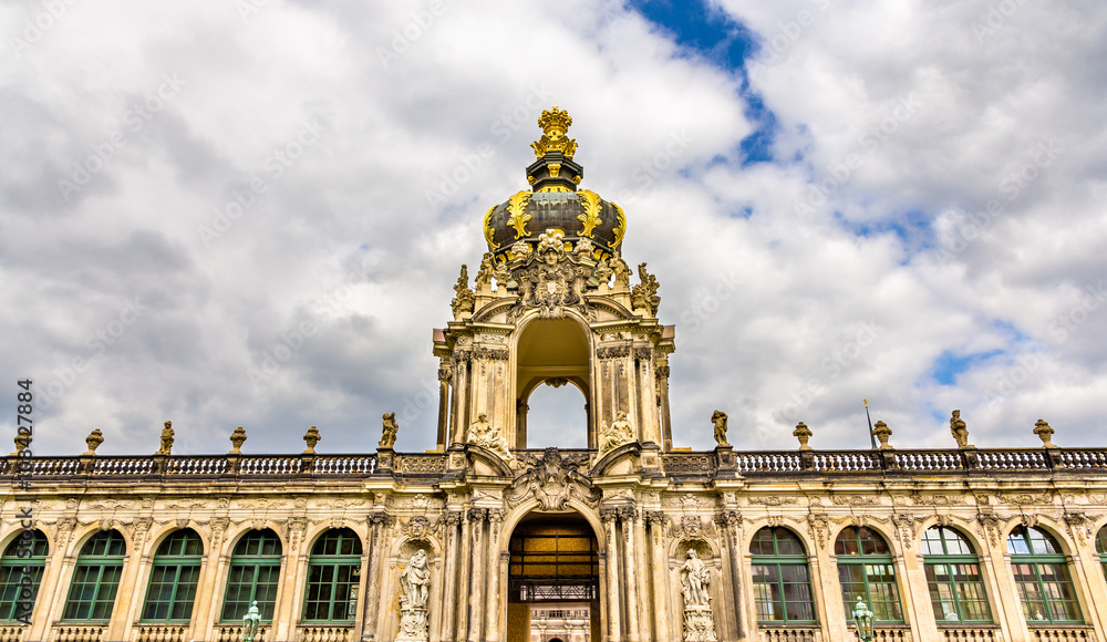 Kronentor or Crown Gate of Zwinger Palace in Dresden