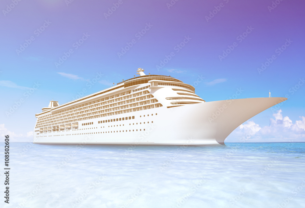 Yacht Cruise Ship Sea Ocean Tropical Scenic Concept