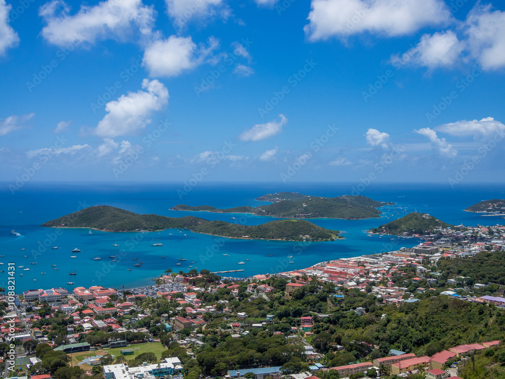 Charlotte Amalie panoramic view